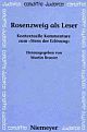 Cover: Rosenzweig als Leser Cover: Rosenzweig als Leser