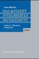 Cover: Das Konzept Integriertes Management