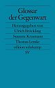 Cover: Glossar der Gegenwart