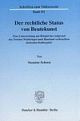 Cover: Der rechtliche Status von Beutekunst Cover: Der rechtliche Status von Beutekunst