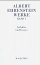 Cover: Albert Ehrenstein: Werke