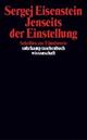 Cover: Jenseits der Einstellung Cover: Jenseits der Einstellung