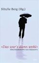 Cover: Das war's dann wohl