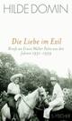 Cover: Die Liebe im Exil