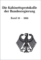 Cover: Die Kabinettsprotokolle der Bundesregierung 1966 