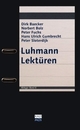 Cover: Luhmann Lektüren