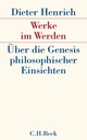 Cover: Werke im Werden Cover: Werke im Werden