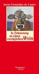 Cover: In Erinnerung an einen vorzüglichen Wein Cover: In Erinnerung an einen vorzüglichen Wein