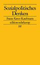 Cover: Sozialpolitisches Denken