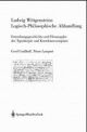 Cover: Ludwig Wittgensteins Logisch-Philosophische Abhandlung