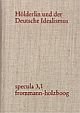 Cover: H�lderlin und der Deutsche Idealismus