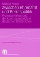 Cover: Zwischen Ehrenamt und Berufspolitik