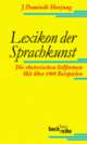 Cover: Lexikon der Sprachkunst Cover: Lexikon der Sprachkunst