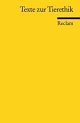 Cover: Texte zur Tierethik Cover: Texte zur Tierethik