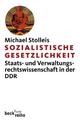 Cover: Sozialistische Gesetzlichkeit Cover: Sozialistische Gesetzlichkeit