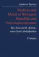 Cover: Medizin und Moral in Weimarer Republik und Nationalsozialismus