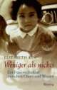 Cover: Weniger als nichts Cover: Weniger als nichts