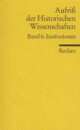 Cover: Aufriss der Historischen Wissenschaften Cover: Aufriss der Historischen Wissenschaften