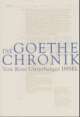 Cover: Die Goethe-Chronik