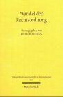 Cover: Wandel der Rechtsordnung