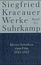 Cover: Kleine Schriften zum Film. 3 Teilbände Cover: Kleine Schriften zum Film. 3 Teilbände
