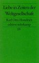 Cover: Liebe in Zeiten der Weltgesellschaft