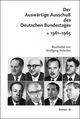 Cover: Der Auswärtige Ausschuss des Deutschen Bundestags