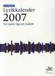 Cover: Deutschlandfunk-Lyrikkalender 2007