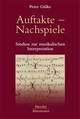 Cover: Auftakte - Nachspiele Cover: Auftakte - Nachspiele