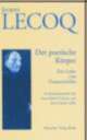 Cover: Der poetische Körper Cover: Der poetische Körper