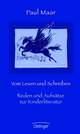 Cover: Vom Lesen und Schreiben Cover: Vom Lesen und Schreiben