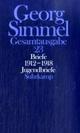 Cover: Georg Simmel: Gesamtausgabe. Band 23 Cover: Georg Simmel: Gesamtausgabe. Band 23