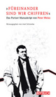 Cover: Füreinander sind wir Chiffren Cover: Füreinander sind wir Chiffren