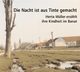 Cover: Die Nacht ist aus Tinte gemacht Cover: Die Nacht ist aus Tinte gemacht