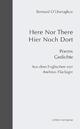 Cover: Here Nor There. Hier noch Dort