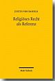 Cover: Religiöses Recht als Referenz