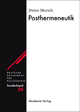 Cover: Posthermeneutik Cover: Posthermeneutik