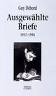 Cover: Guy Debord: Ausgewählte Briefe