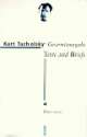 Cover: Kurt Tucholsky: Gesamtausgabe. Texte und Briefe Cover: Kurt Tucholsky: Gesamtausgabe. Texte und Briefe