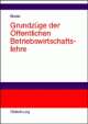 Cover: Grundzüge der Öffentlichen Betriebswirtschaftslehre