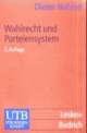 Cover: Wahlrecht und Parteiensystem