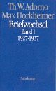 Cover: Theodor W. Adorno / Max Horkheimer: Briefwechsel Cover: Theodor W. Adorno / Max Horkheimer: Briefwechsel