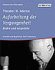 Cover: Aufarbeitung der Vergangenheit