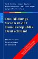 Cover: Das Bildungswesen in der Bildungsrepublik Deutschland