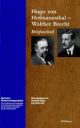Cover: Hugo von Hofmannsthal / Walther Brecht: Briefwechsel