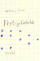 Cover: Fertige Gedichte