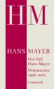 Cover: Der Fall Hans Mayer