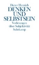 Cover: Denken und Selbstsein
