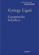 Cover: György Ligeti: Gesammelte Schriften