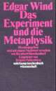 Cover: Das Experiment und die Metaphysik